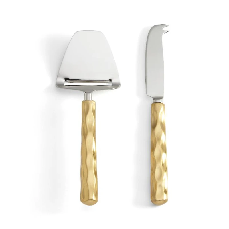 Michael Wainwright Truro Gold Cheese Shaver & Knife Set