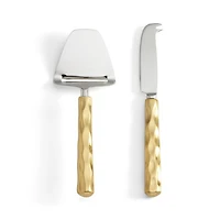 Michael Wainwright Truro Gold Cheese Shaver & Knife Set