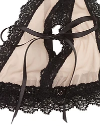 After Midnight Stretch Tulle Peekaboo Bralette
