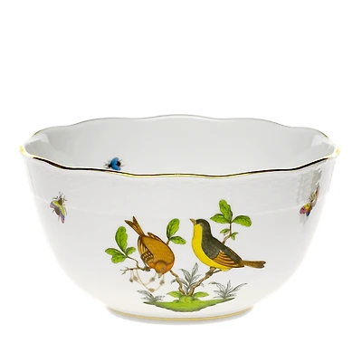 Herend Rothschild Bird Multi-Color Round Bowl