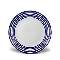 L'Objet Perlee Bleu Round Platter