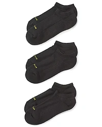 Hue Air Cushion No-Show Socks, Set of 3