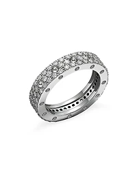 Roberto Coin 18K White Gold Pois Moi Diamond Pave Ring