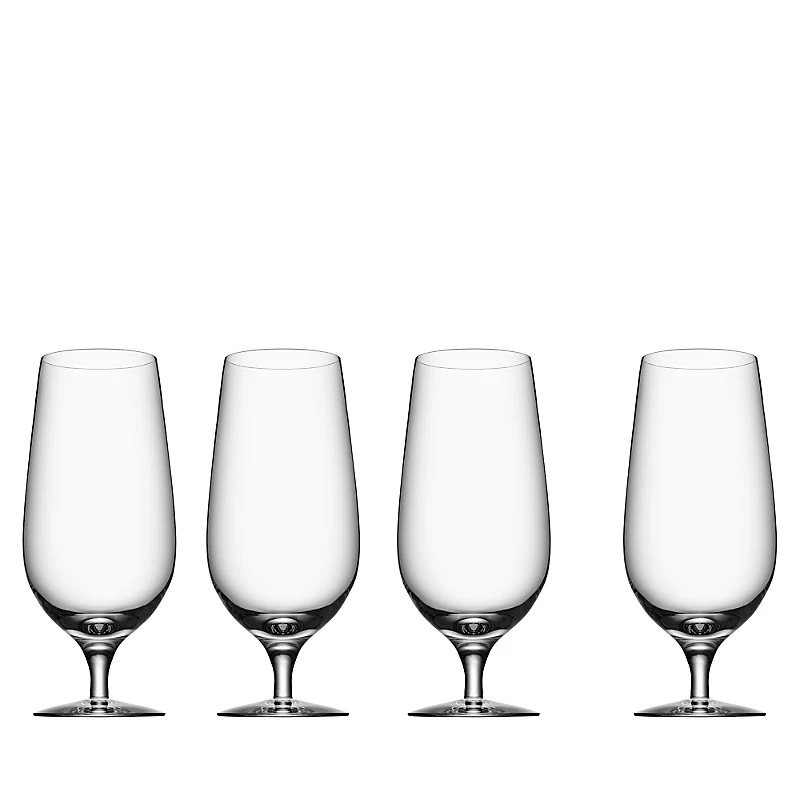Orrefors Beer Collection Lager Glass, Set of 4