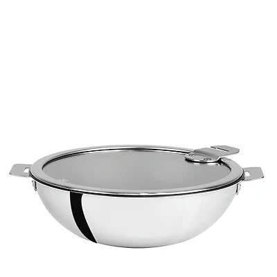 Cristel Casteline Tech Qt. Nonstick Wok with Lid