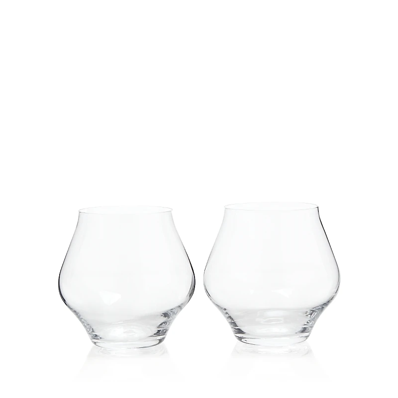 Luigi Bormioli Supremo Stemless Wine Glass, Set of 2
