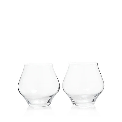 Luigi Bormioli Supremo Stemless Wine Glass, Set of 2