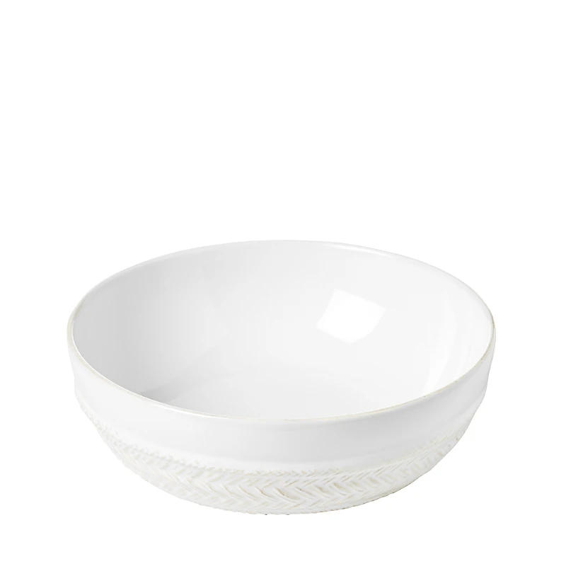 Juliska Le Panier Whitewash Coupe Pasta/Soup Bowl