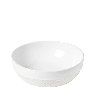 Juliska Le Panier Whitewash Coupe Pasta/Soup Bowl