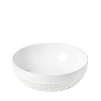 Juliska Le Panier Whitewash Coupe Pasta/Soup Bowl
