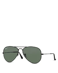 Unisex Polarized Brow Bar Aviator Sunglasses