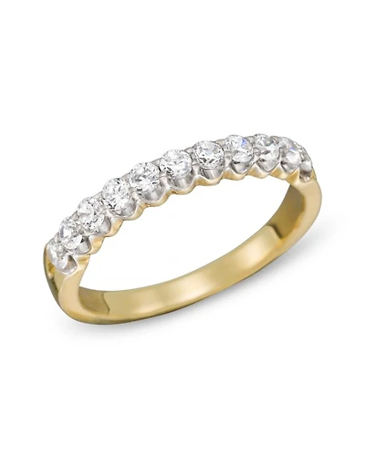 Diamond Band Ring in 14K Yellow Gold, .50 tcw