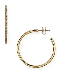 Pavé Hoop Earrings