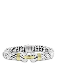 18K Gold and Sterling Silver Derby Bracelet