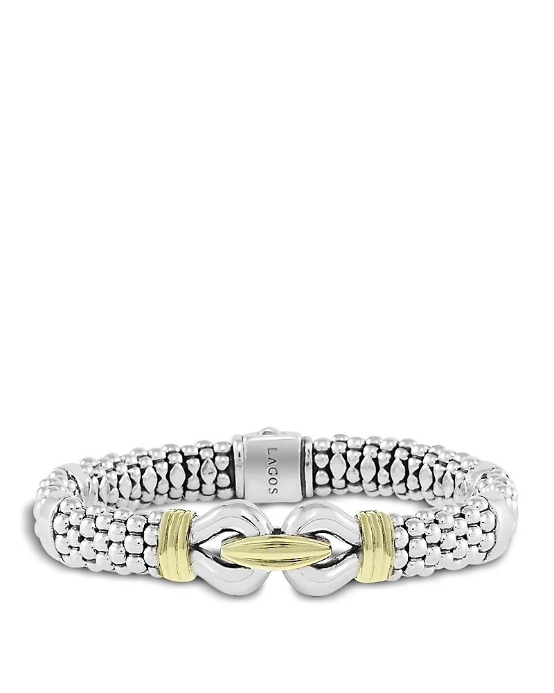 Lagos 18K Gold and Sterling Silver Derby Bracelet