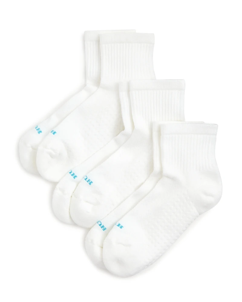 Hue Air Cush Mini Crew Socks, Set of 3