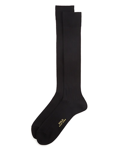 Polo Ralph Lauren Over-The-Calf Ribbed Dress Socks