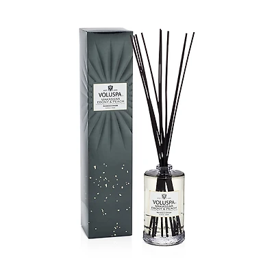 Voluspa Makassar Ebony & Peach Reed Diffuser, 6.5 oz.