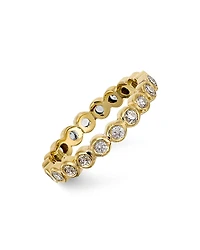 Temple St. Clair 18K Gold Eternity Ring with Diamonds