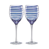 kate spade new york Charlotte Street Wine Glass, Set of 2