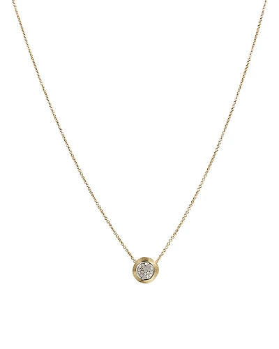Marco Bicego 18K Yellow Gold Delicati Pendant Necklace with Diamonds, 16.5