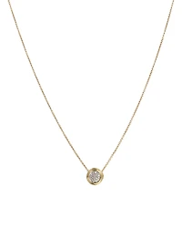 Marco Bicego 18K Yellow Gold Delicati Pendant Necklace with Diamonds, 16.5