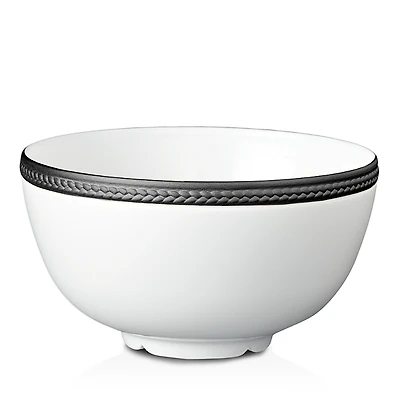 L'Objet Soie Tressee Black Cereal Bowl