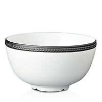 L'Objet Soie Tressee Black Cereal Bowl
