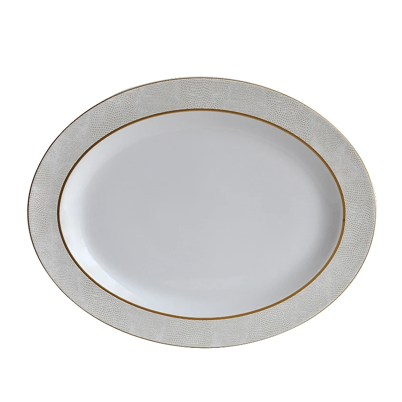 Bernardaud Sauvage White Oval Platter