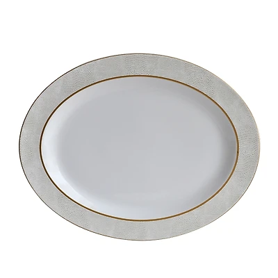 Bernardaud Sauvage White Oval Platter