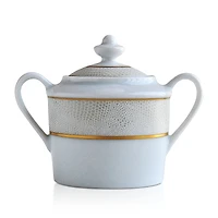 Bernardaud Sauvage White Sugar Bowl