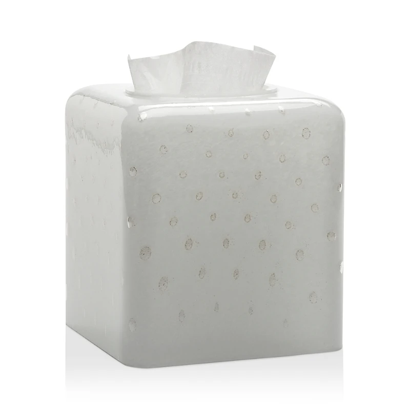 Labrazel Contessa White Tissue Box Cover