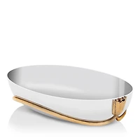 L'Objet Deco Leaves Large Oval Boat