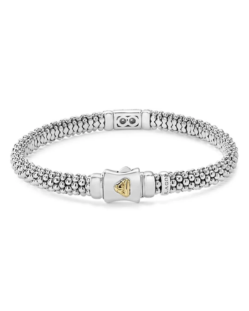 18K Gold & Sterling Silver Diamond Lux Bracelet