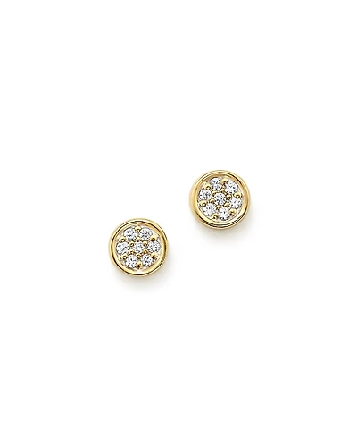 Bloomingdale's Fine Collection Diamond Bezel Set Small Stud Earrings