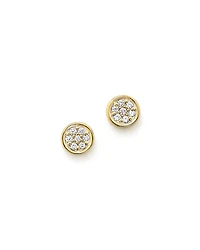 Bloomingdale's Fine Collection Diamond Bezel Set Small Stud Earrings