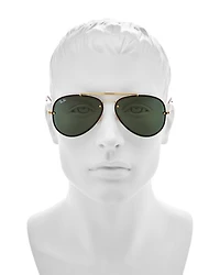 Blaze Aviator Sunglasses, 61mm