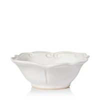 Vietri Incanto Stone White Baroque Cereal Bowl
