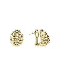 Lagos Caviar Gold Collection 18K Gold Domed Huggie Earrings - Exclusive