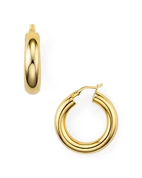Argento Vivo Tube Hoop Earrings