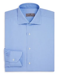 Crosshatch Textured Solid Regular Fit Dress Shirt
