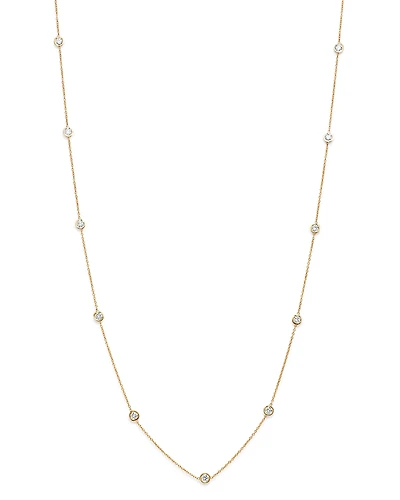 Diamond Station Necklace