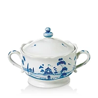 Juliska Country Estate Main House Sugar Bowl, Delft Blue