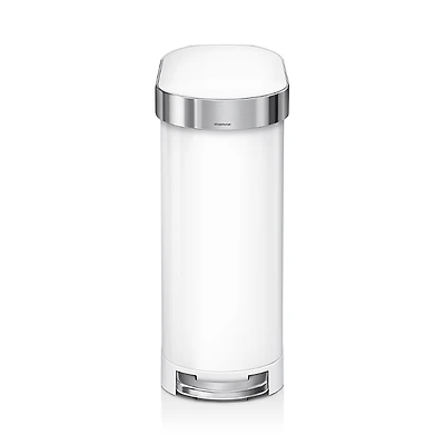 45 Liter Slim Kitchen Trash Can with Liner Pocket