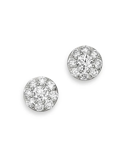 Bloomingdale's Fine Collection Diamond Circle Small Stud Earrings