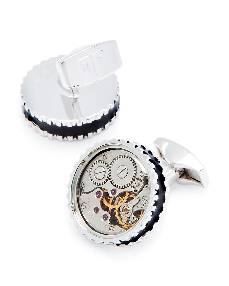 Tateossian Skeleton Gear Cufflinks