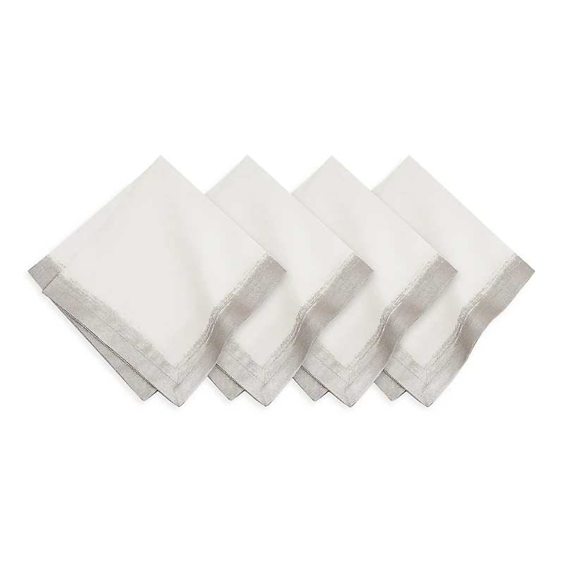 Villeroy & Boch Metallic Brushstroke Napkins, Set of 4