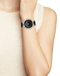 Rubaiyat Black Dial Watch, 35mm