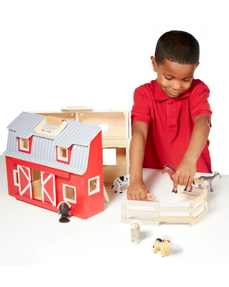 Fold & Go Wooden Barn - Ages 3+