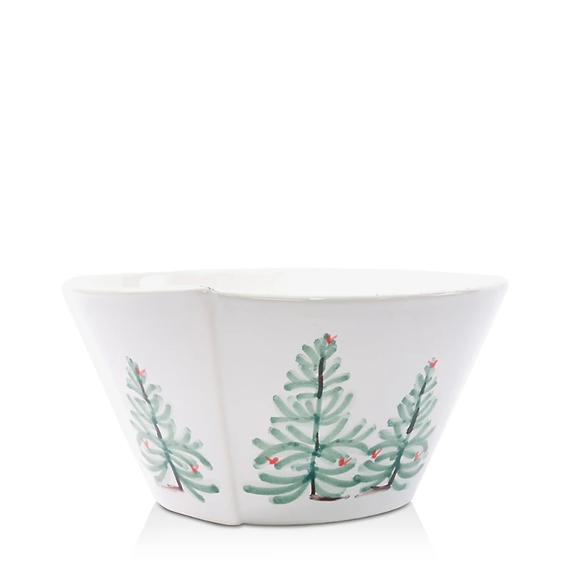 Vietri Lastra Holiday Medium Stacking Serving Bowl